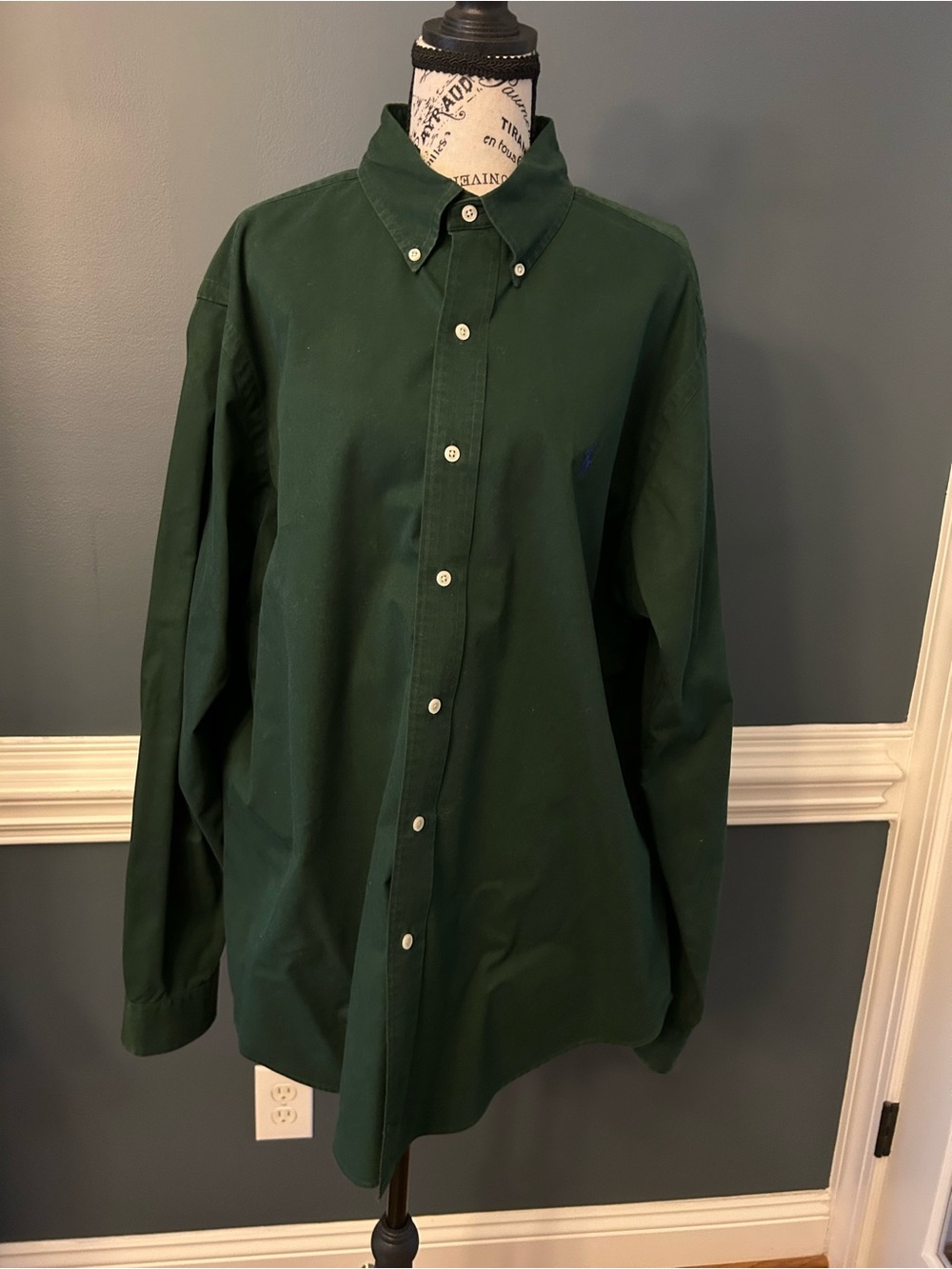 Polo by Ralph Lauren Deep Green Button-Down Shirt